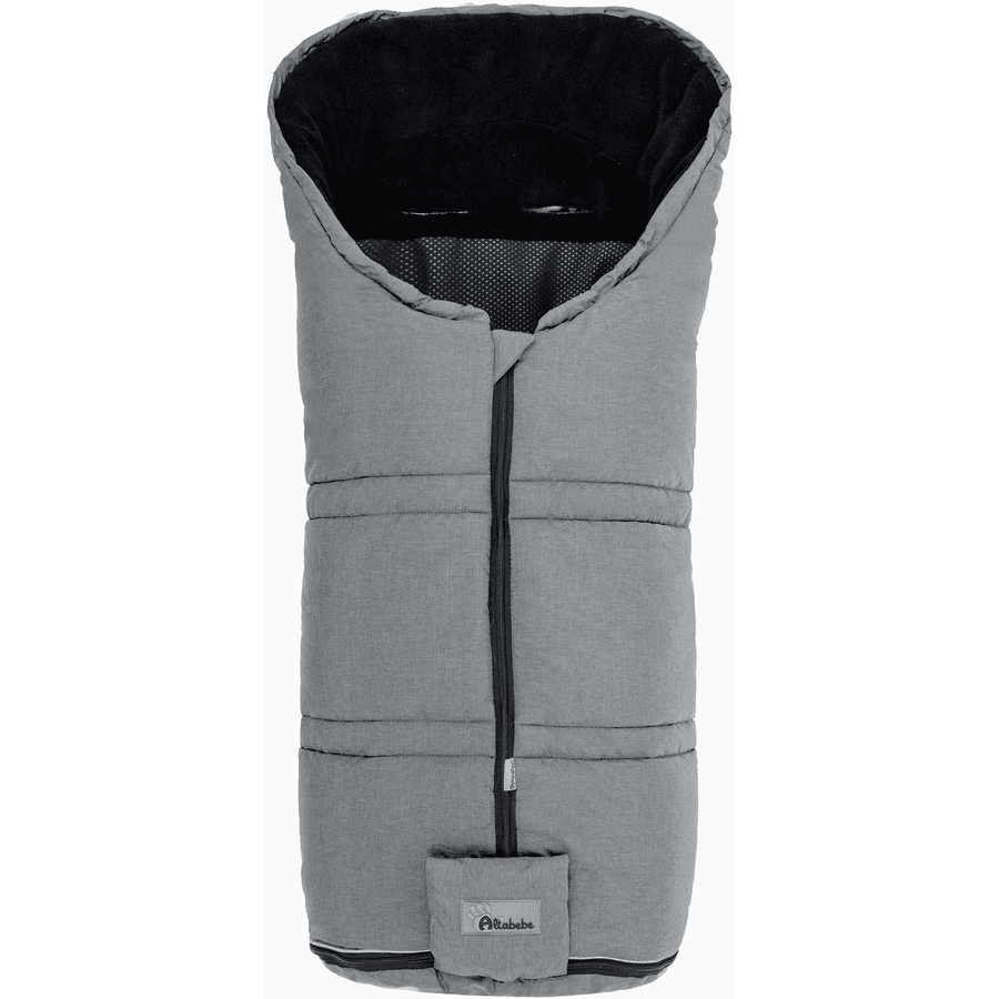 Altabebe Chancelière Pour Poussette Hiver Alpin Sympatex, Gris Clair/noir 3 Altabebe Chancelière Pour Poussette Hiver Alpin Sympatex, Gris Clair/noir