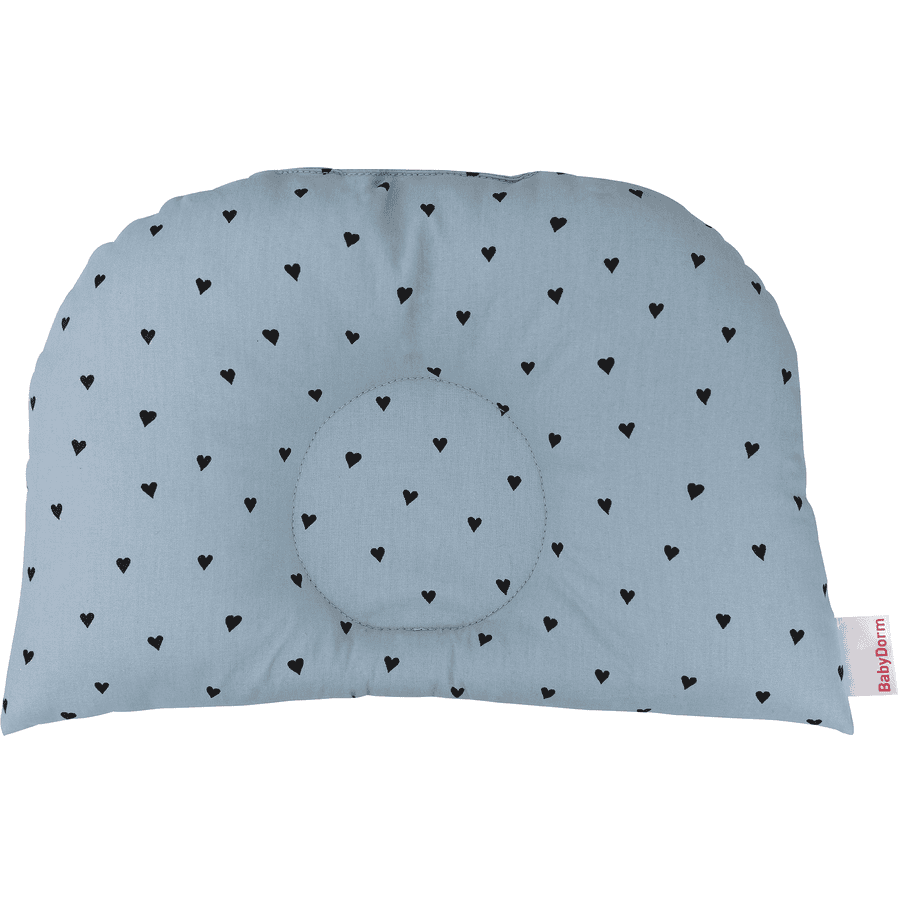 BabyDorm® Coussin Pour Poussette BuggyDorm Paulchen Bleu Clair Coeurs Bleus 3 BabyDorm® Coussin Pour Poussette BuggyDorm Paulchen Bleu Clair Coeurs Bleus