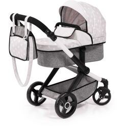Bayer Design Poussette De Poupée Combinée Xeo Rose/gris