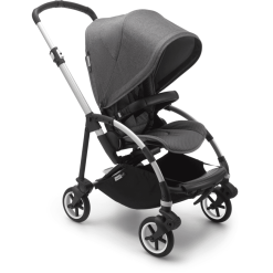 Bugaboo Poussette Bee 6 Classique Complète Châssis Alu/habillage Grey Melange