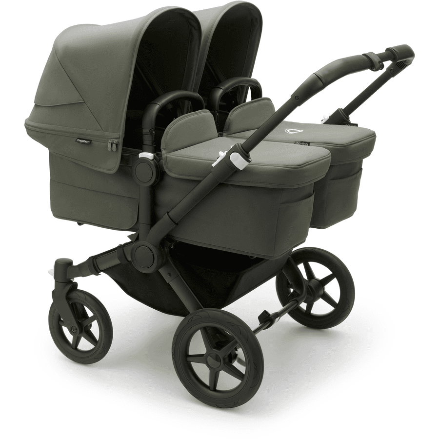Bugaboo Poussette Double Côte à Côte Donkey 5 Twin Complète Black/Forest Green 3 Bugaboo Poussette Double Côte à Côte Donkey 5 Twin Complète Black/Forest Green