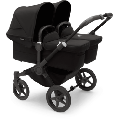 Bugaboo Poussette Double Côte à Côte Donkey 5 Twin Complète Black/Midnight Black