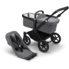 Bugaboo Poussette Duo Combinée 2en1 Donkey 5 Base Black/Grey Melange -France Poussettes Soldes Boutique bugaboo poussette duo combinee 2en1 donkey 5 base black grey melange a338399