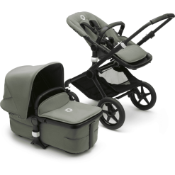Bugaboo Poussette Duo Combinée 2en1 Fox 3 Complete Black/Forest Green