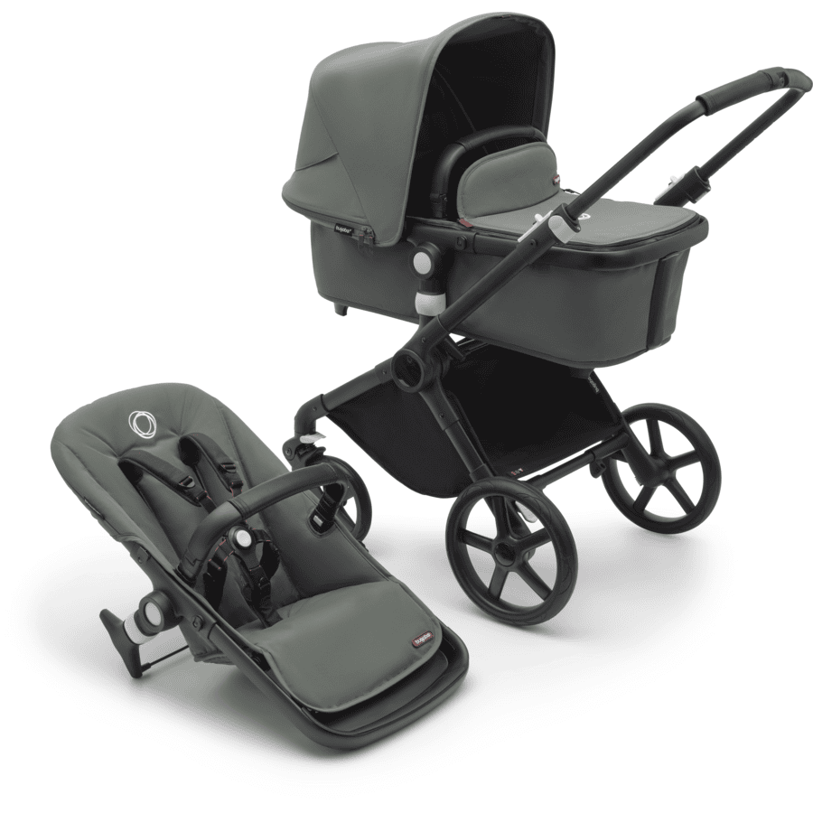 Bugaboo Poussette Duo Combinée 2en1 Fox Cub Siège Black/Forest Green 3 Bugaboo Poussette Duo Combinée 2en1 Fox Cub Siège Black/Forest Green