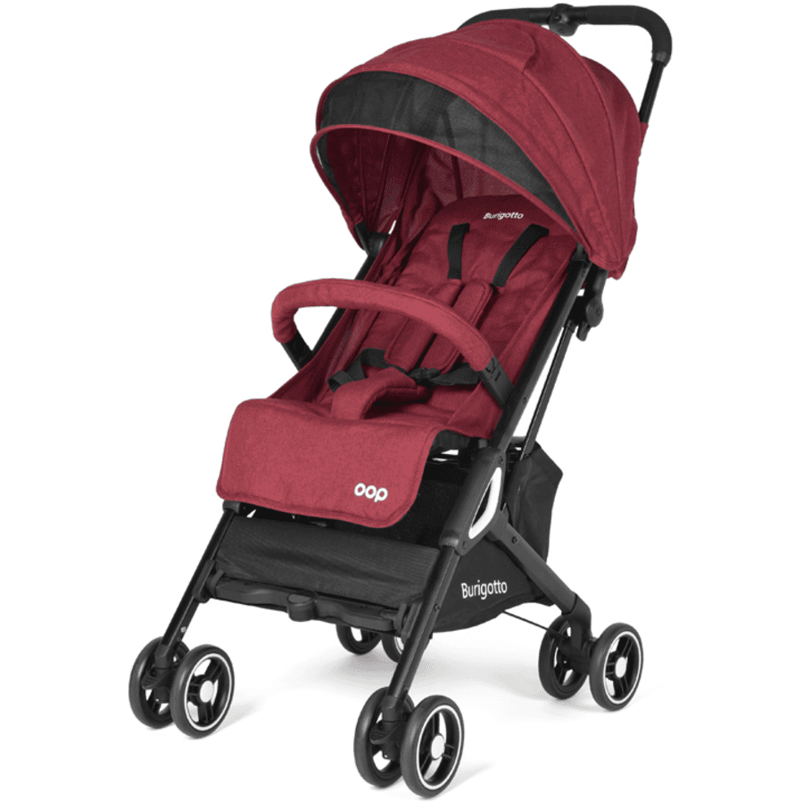 Burigotto Poussette Compacte OOP Rouge 3 Burigotto Poussette Compacte OOP Rouge