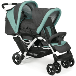 CHIC 4 BABY Poussette Double Inline DUO Melange Mint