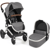 CHIC 4 BABY Poussette Duo Combinée 2en1 PASSO Melange Gris -France Poussettes Soldes Boutique chic 4 baby poussette duo combinee 2en1 passo melange gris a289717