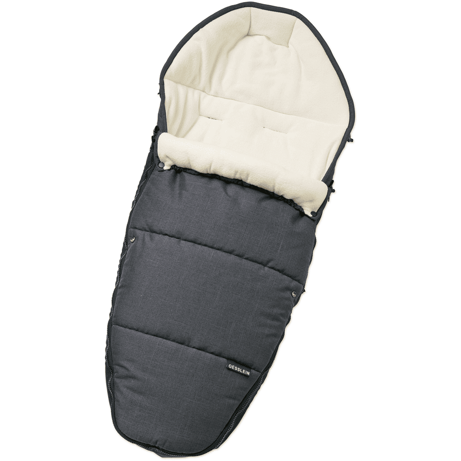 GESSLEIN Chancelière De Poussette Universelle Sleepy, Mélange Bleu Marine 3 GESSLEIN Chancelière De Poussette Universelle Sleepy, Mélange Bleu Marine