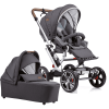 GESSLEIN Poussette Duo Combinée 2en1 F10 Air+, Anthracite/motifs -France Poussettes Soldes Boutique gesslein poussette duo combinee 2en1 f10 air anthracite motifs a380363