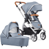 GESSLEIN Poussette Duo Combinée 2en1 FX4 Life, Mélange Bleu Glacier/étoile -France Poussettes Soldes Boutique gesslein poussette duo combinee 2en1 fx4 life melange bleu glacier etoile a379690