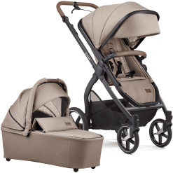 GESSLEIN Poussette Duo Combinée 2en1 FX4 Life, Sable