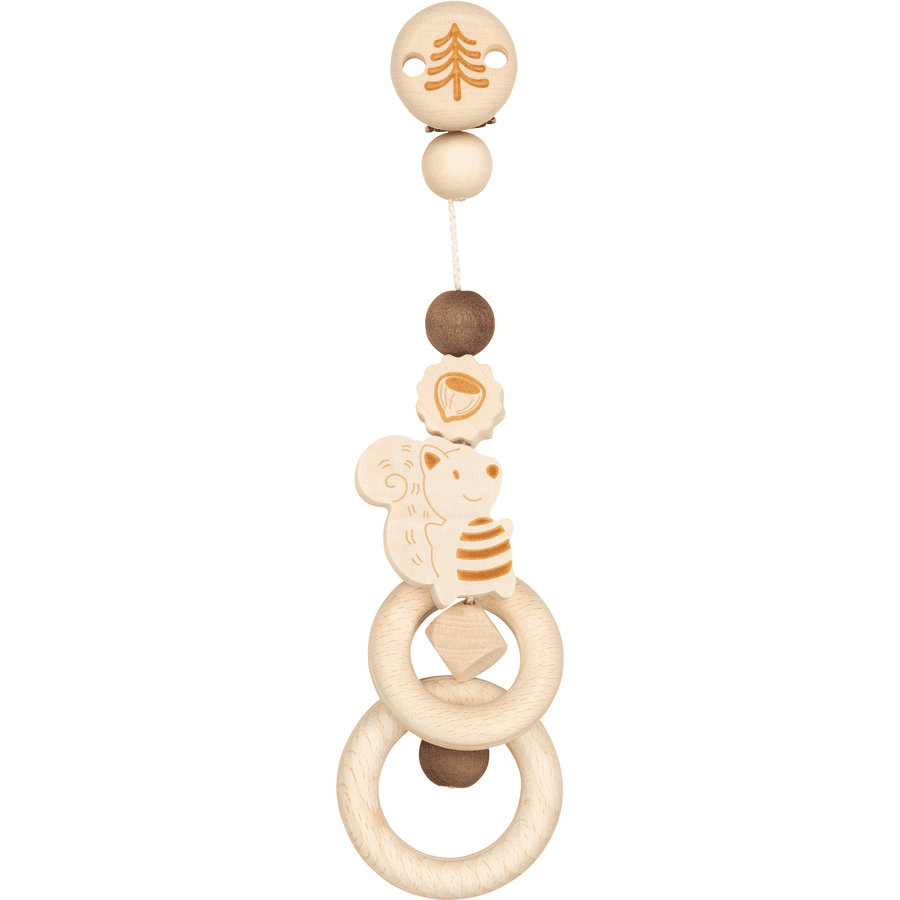 HEIMESS Chaîne De Poussette écureuil Bois 3 HEIMESS Chaîne De Poussette écureuil Bois