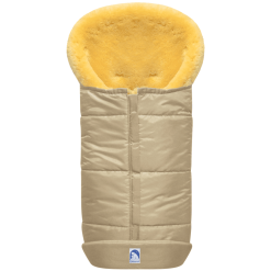 Heitmann Chancelière Pour Poussette Agneau Premium Beige