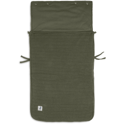 Jollein Chancelière De Siège Auto/poussette Universelle Gr.0+ 3/5 Pure Knit Leaf Green