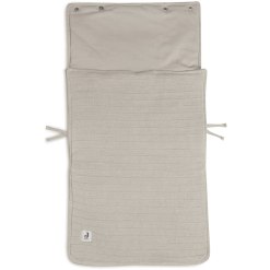 Jollein Chancelière De Siège Auto/poussette Universelle Gr.0+ 3/5 Pure Knit Nougat