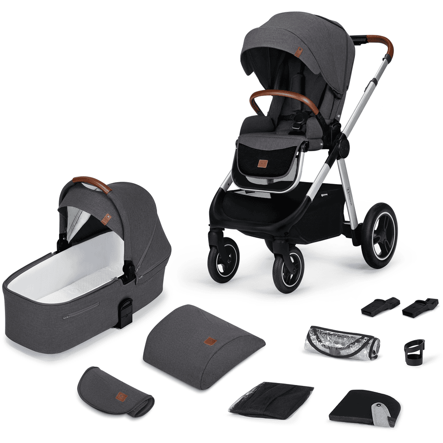 Kinderkraft Poussette Duo Combinée 2en1 EVERYDAY Dark Grey 3 Kinderkraft Poussette Duo Combinée 2en1 EVERYDAY Dark Grey