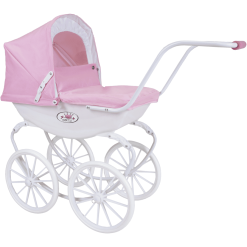 Knorr Toys® Knorr® Toys Poussette Pour Poupée Classic Pram Rose/blanc