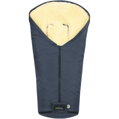 Odenwälder Chancelière De Poussette Universelle Hiver Henry Agneau Bleu Marine