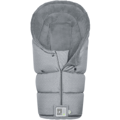 Odenwälder Chancelière De Poussette Universelle Hiver Lo-Go Fashion Modern Graphic Silver