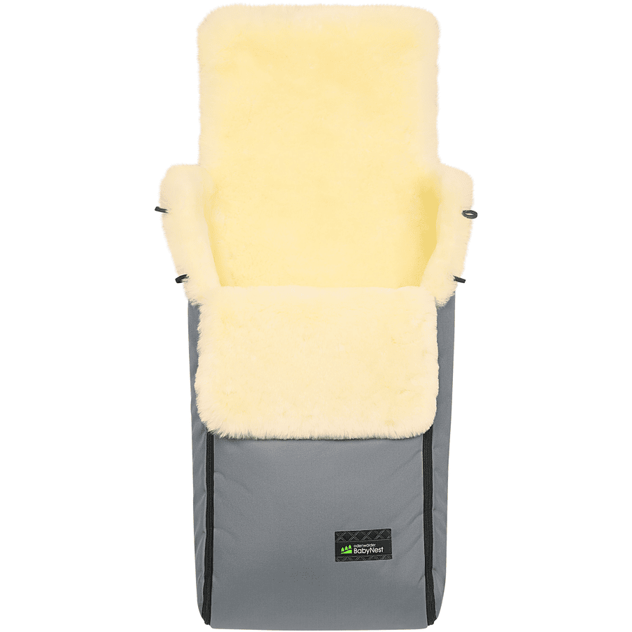 Odenwälder Chancelière De Poussette Universelle Hiver Paul Agneau Stone 3 Odenwälder Chancelière De Poussette Universelle Hiver Paul Agneau Stone