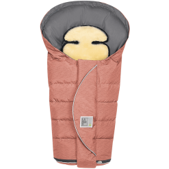 Odenwälder Chancelière De Poussette Universelle Lammy Lux Fashion Modern Blizzard Rouille