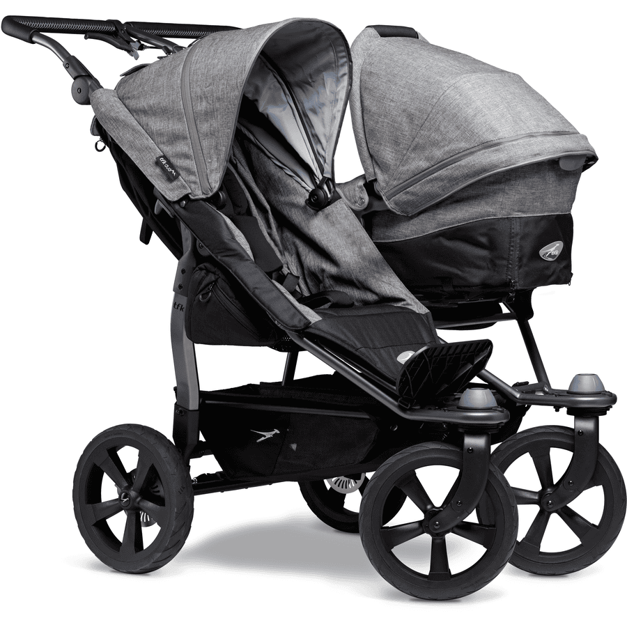 Tfk Poussette Double Côte à Côte Duo Ecco Premium Gris 3 Tfk Poussette Double Côte à Côte Duo Ecco Premium Gris