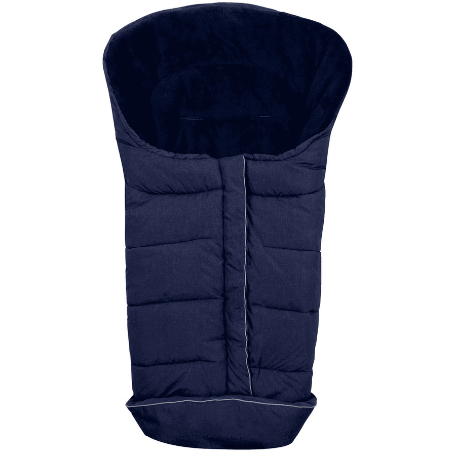 URRA Chancelière Universelle Pour Poussette Thermo Mélange Bleu Marine 3 URRA Chancelière Universelle Pour Poussette Thermo Mélange Bleu Marine